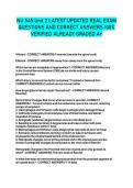 NU 545 Unit 2 LATEST UPDATED REAL EXAM QUESTIONS AND CORRECT ANSWERS 100&percnt; VERIFIED ALREADY GRADED A&plus;