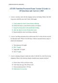 ATI RN Nutrition Proctored Exam Version 5&vert; Grade A&plus;  &vert; 60 Questions and Answers &vert; 2025 