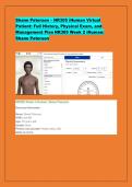 Shane Peterson &ndash; NR305 iHuman Virtual Patient