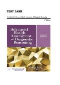 Test Bank for Advanced Health Assessment and Diagnostic Reasoning&colon; &period; 4th Edition by Jacqueline Rhoads &vert;ISBN&colon; 9781284170313&vert; Guide A&plus;