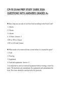 CP-FS ACTUAL EXAM SCRIPT 2026 QUESTIONS AND ANSWERS 100&percnt; CORRECT
