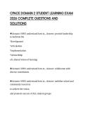 CPACE DOMAIN 2 STUDENT LEARNING EXAM 2026 COMPLETE QUESTIONS AND SOLUTIONS