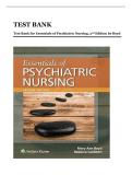 Test Bank for Essentials of Psychiatric Nursing 2nd Edition by Mary Ann Boyd &vert;ISBN&colon; 9781975139810&vert; Guide A&plus;
