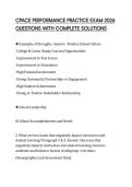 CPACE PERFORMANCE PRACTICE EXAM 2026 QUESTIONS WITH COMPLETE SOLUTIONS