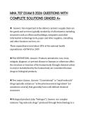 MHA 707 EXAM B 2026 QUESTIONS WITH COMPLETE SOLUTIONS GRADED A&plus;