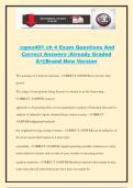 cgms401 ch 4 Exam Questions And Correct Answers &vert;Already Graded A&plus;&vert;&vert;Brand New Version