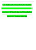 Test Bank &ndash; Nursing Informatics and the Foundation of Knowledge 6th Edition&comma; McGonigle & Mastrian &lpar;2026&rpar;
