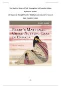 Test Bank for Maternal Child Nursing Care 3rd Canadian Edition By Keenan Lindsay&vert; All Chapter &lpar;1-55&rpar;&vert; Q&A Verified With Rationales&vert; Grade A&plus; Assured &vert; ISBN 9780323759199