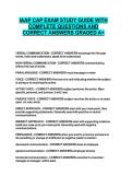 IAAP CAP EXAM STUDY GUIDE WITH COMPLETE QUESTIONS AND CORRECT ANSWERS GRADED