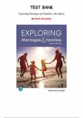 Exploring Marriages and Families 4th Edition &ndash; Karen T&period; Seccombe &vert; Test Bank Chapters 1&ndash;15 &vert; Complete Exam Questions & Verified Answers &vert; Latest Update