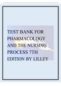 Test Bank &ndash; Pharmacology and the Nursing Process&comma; 8th Edition by Lilley