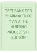 TEST BANK FOR PHARMACOLOGY AND THE NURSING PROCESS 9TH EDITION&period;
