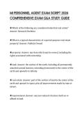 MI PERSONNEL AGENT EXAM SCRIPT 2026 COMPREHENSIVE EXAM Q&A STUDY GUIDE