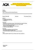 2025 AQA A-LEVEL ECONOMICS Paper 2 National and  International Economy Question Paper & Mark Scheme &lpar;Merged&rpar;  Monday 19 May 2025 &lbrack;VERIFIED&rsqb;