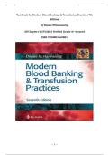 Test Bank for Modern Blood Banking & Transfusion Practices 7th Edition By Denise M Harmening &vert;All Chapter &lpar;1-29&rpar; &vert;Grade A&plus; Assured 