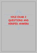 NYLE Exam 2 &ndash; New York Law Exam Practice Questions and Verified Answers &vert; NYLE Module Study Guide