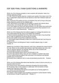 EDF 3020 FINAL EXAM QUESTIONS & ANSWERS