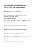 MICHIGAN JURISPRUDENCE EXAM 2026 SOLVED QUESTIONS 100&percnt; CORRECT
