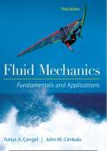 Solutions Manual For Fluid Mechanics&colon; Fundamentals and Applications 3rd Edition By Yunus A&period; &Ccedil;engel & John M&period; Cimbala &vert;&vert; All Chapters &vert; Latest & Updated Version 2024
