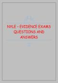 NYLE &ndash; Evidence Exam Practice Questions and Verified Answers &vert; New York Law Exam Study Material