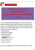 CMN 568 Intro to Family NP   CMN 568 Final Exam   Complete Guide with Questions and Verified  Answers