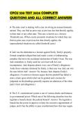 CPCU 530 TEST 2026 COMPLETE QUESTIONS AND ALL CORRECT ANSWERS