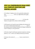 CPDT-KA COMPREHENSIVE EXAM SCRIPT 2026 COMPLETE QUESTIONS AND VERIFIED ANSWERS