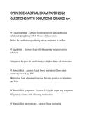 CPEN BCEN ACTUAL EXAM PAPER 2026 QUESTIONS WITH SOLUTIONS GRADED A&plus;