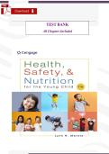 Health&comma; Safety&comma; and Nutrition for the Young Child &lpar;11th Edition&comma; Lynn R&period; Marotz&rpar; &ndash; Verified Test Bank & Study Guide &lpar;All Chapters Included&rpar;