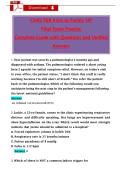 CMN 568 Intro to Family NP   Final Exam Practice   Complete Guide with Questions and Verified  Answers 