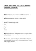 CPESC FINAL PAPER 2026 QUESTIONS WITH ANSWERS GRADED A&plus;