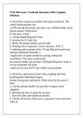 NUR 304 Exam 1 Testbank Questions With Complete Solutions