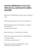 MICHIGAN JURISPRUDENCE ACTUAL EXAM PAPER 2026 FULL QUESTIONS WITH VERIFIED SOLUTIONS