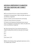MICHIGAN JURISPRUDENCE EXAMINATION TEST 2026 QUESTIONS AND CORRECT ANSWERS