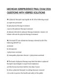 MICHIGAN JURISPRUDENCE FINAL EXAM 2026 QUESTIONS WITH VERIFIED SOLUTIONS