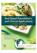 Nutritional Foundations and Clinical Applications&colon; A Nursing Approach &ndash; 8th Edition by Michele Grodner &vert; Complete Test Bank