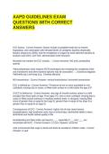 AAPD GUIDELINES EXAM QUESTIONS WITH CORRECT ANSWERS