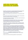 AAPD ORAL BOARD EXAM QUESTIONS AND ANSWERS