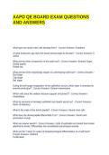 AAPD QE BOARD EXAM QUESTIONS AND ANSWERS