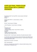 AAPD QE FINAL FINISH EXAM QUESTIONS WITH CORRECT ANSWERS