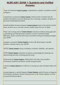 NURS 6001 EXAM 1 Questions and Verified  Answers 