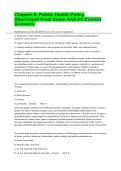 Chapter 8&colon; Public Health Policy &lpar;Stanhope&rpar; Final Exam And All Correct Answers&period;