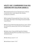MCLETC QUIZ 1 COMPREHENSIVE EXAM 2026 QUESTIONS WITH SOLUTIONS GRADED A&plus;