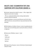 MCLETC QUIZ 1 EXAMINATION TEST 2026 QUESTIONS WITH SOLUTIONS GRADED A&plus;