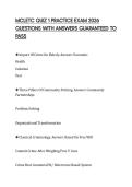 MCLETC QUIZ 1 PRACTICE EXAM 2026 QUESTIONS WITH ANSWERS GUARANTEED TO PASS