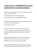 MCLETC QUIZ 2 COMPREHENSIVE EXAM 2026 QUESTIONS WITH SOLUTIONS GRADED A&plus;