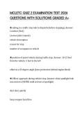 MCLETC QUIZ 2 EXAMINATION TEST 2026 QUESTIONS WITH SOLUTIONS GRADED A&plus;