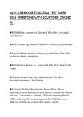 MCN 538 MODULE 1 ACTUAL TEST PAPER 2026 QUESTIONS WITH SOLUTIONS GRADED A&plus;