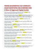 2026 Power Engineering 2A3 &lpar;2A3&rpar; - All Exam Questions and Step-by-Step Answer Key