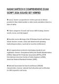 NASAR SARTECH II COMPREHENSIVE EXAM SCRIPT 2026 SOLVED SET VERIFIED